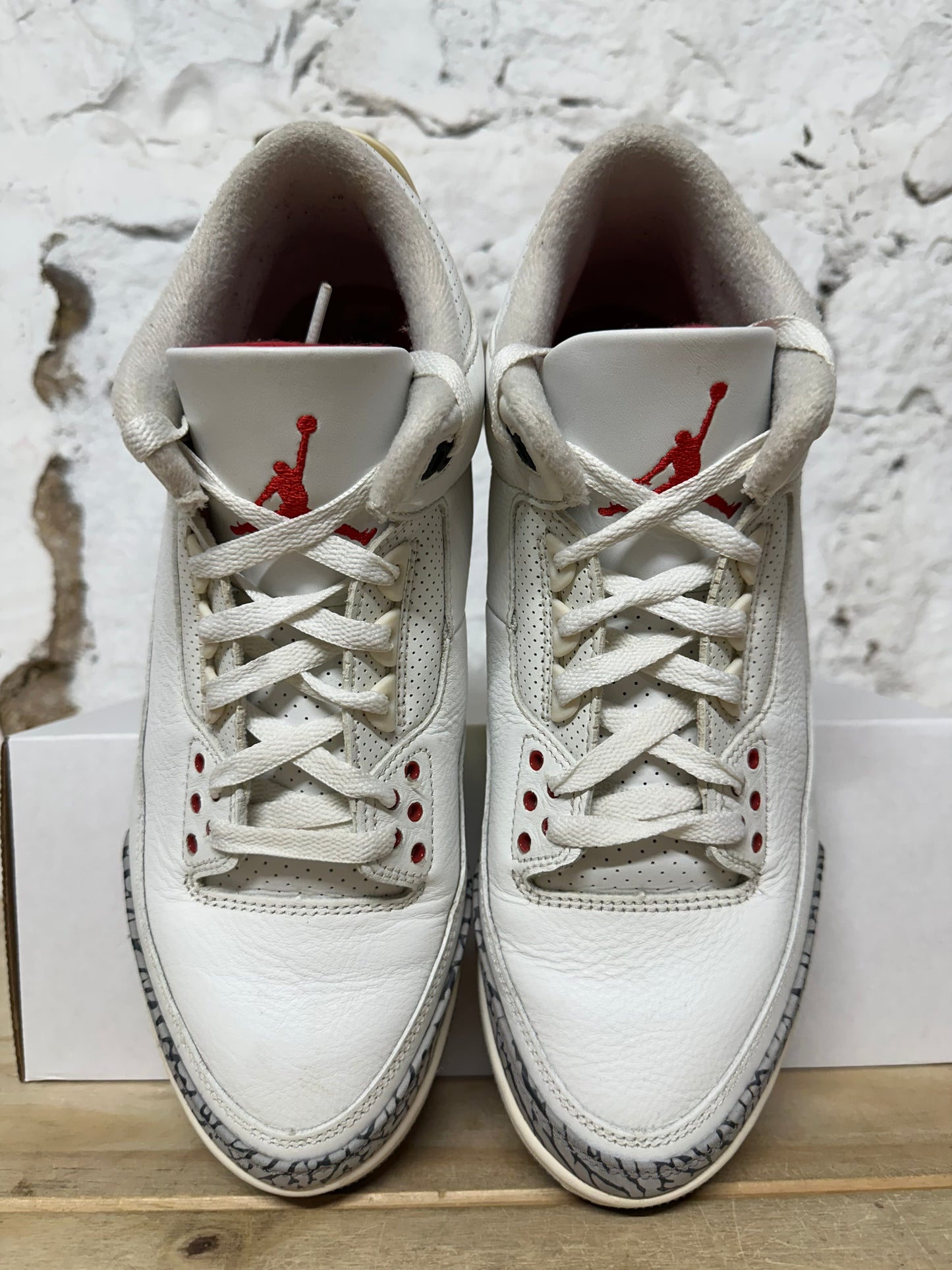 Air Jordan 3 White Cement Reimagined Sz 10