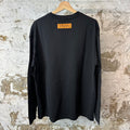 Louis Vuitton Rainbow Fade Spell Black Long Sleeve Sz XL