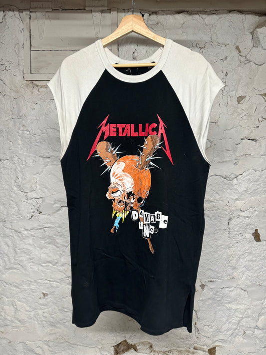 FOG Collection One Metallica Cut Off T-Shirt Sz M