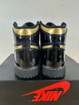 Air Jordan 1 High Black Metallic Gold Sz 4Y