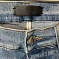 Amiri MX1 Black White Woven Blue Denim Jeans Sz 29
