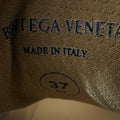 Bottega Veneta Gold White Orbit Sneaker Sz 5 (37)