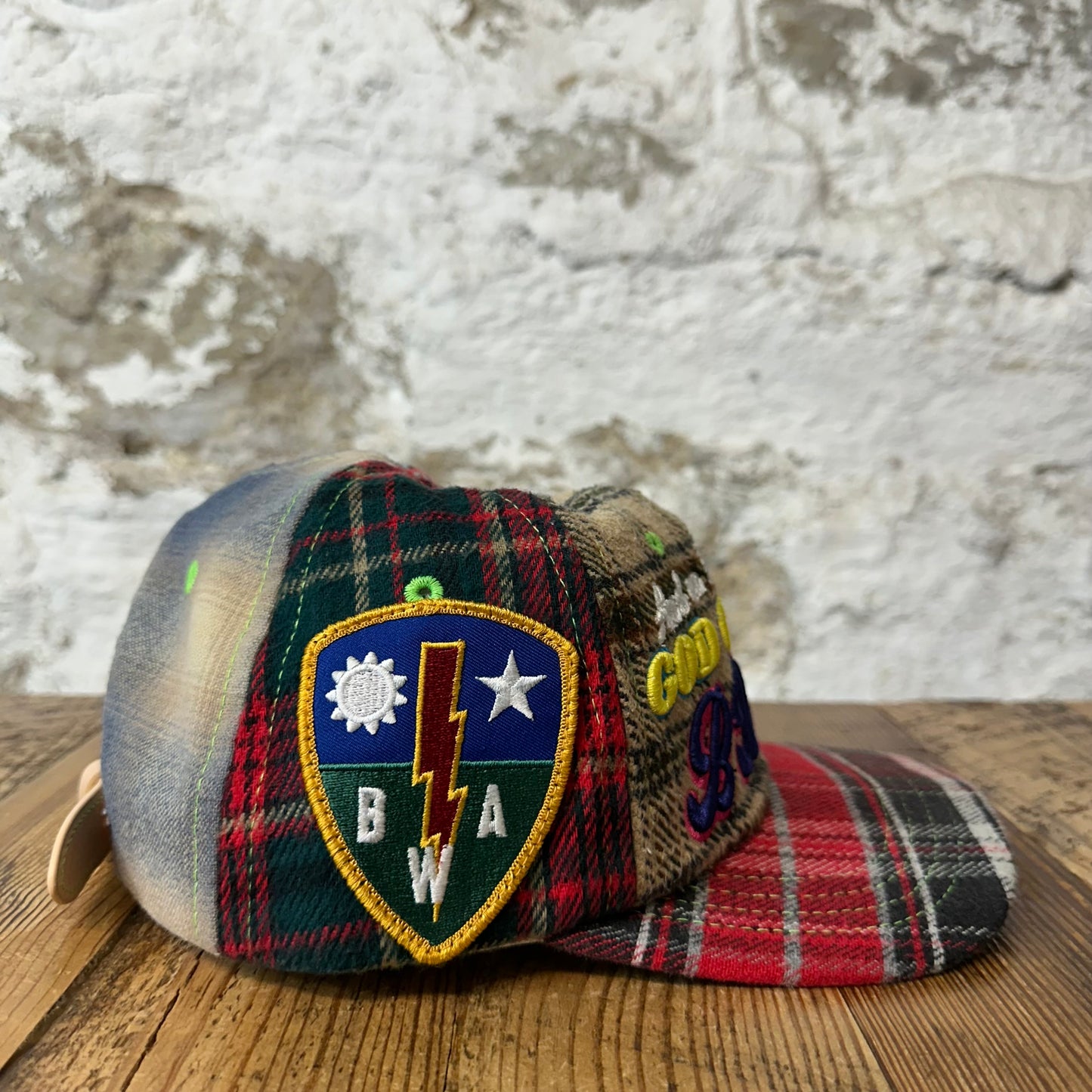 Better With Age God Created Plaid Hat