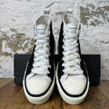 Amiri High White AM Black White Sneaker Sz 11 (44)