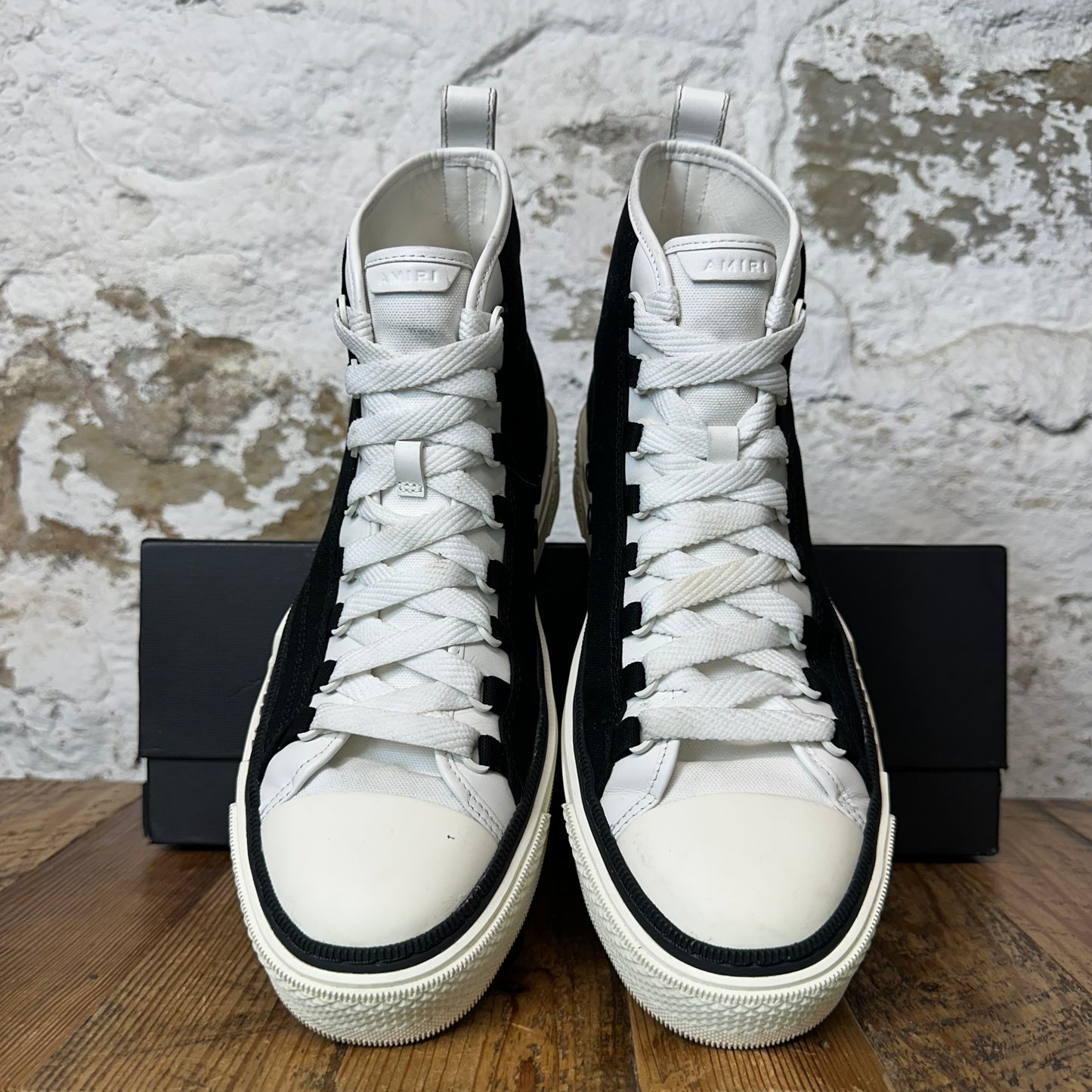 Amiri High White AM Black White Sneaker Sz 11 (44)
