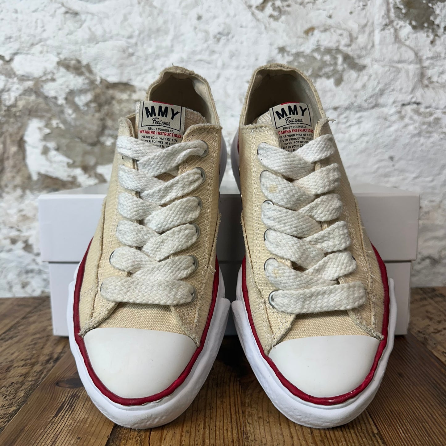 Maison Mihara Peterson Natural White Sneaker Sz 6.5 (39)