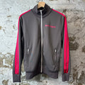 Palm Angels Grey Pink Track Jacket Sz M