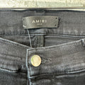 Amiri MX1 Brown Paisley Black Denim Jeans Sz 34