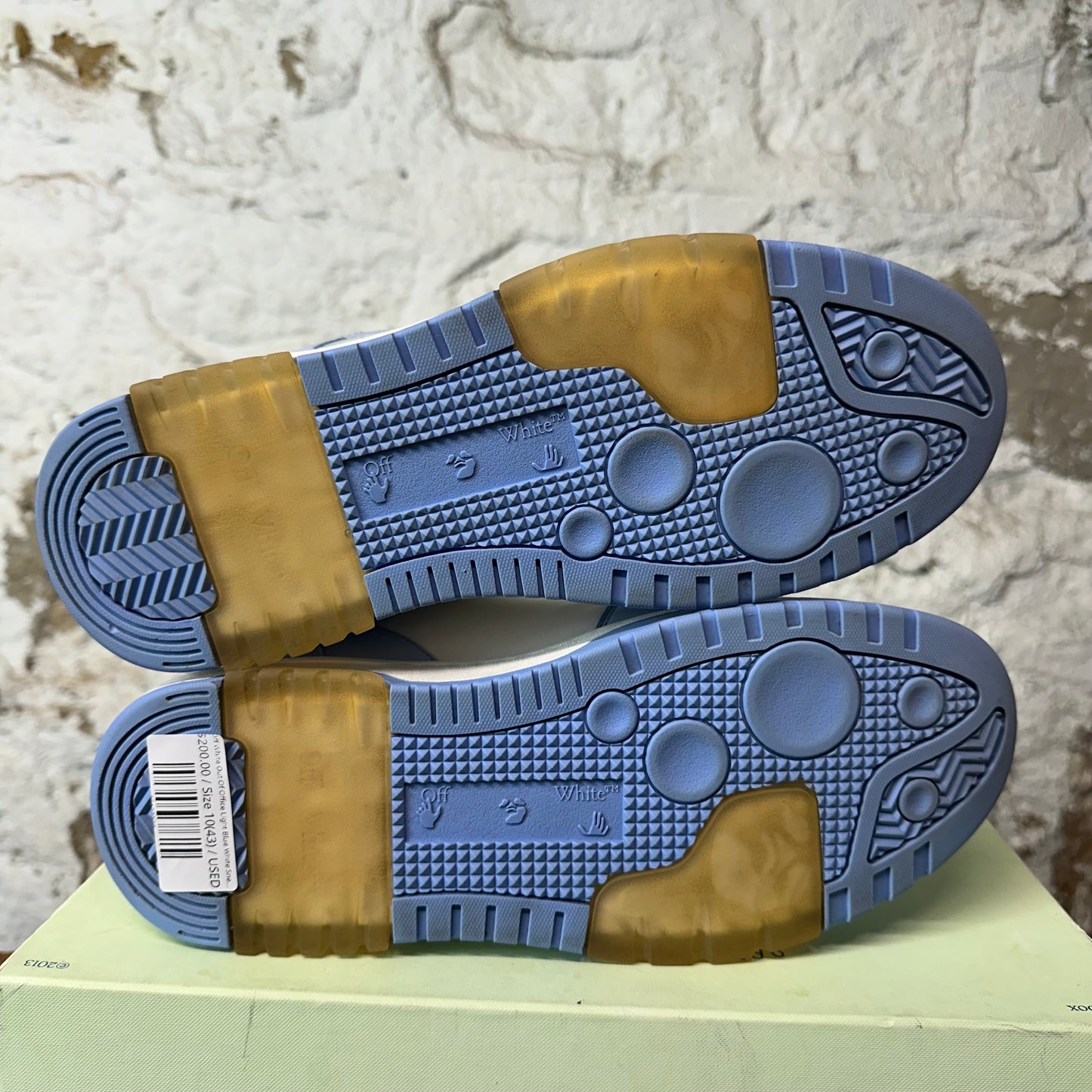 Off-White Out Of Office Light Blue White Sneaker Sz 10 (43)