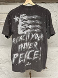 Hellstar Skeleton Grey T-Shirt Sz S