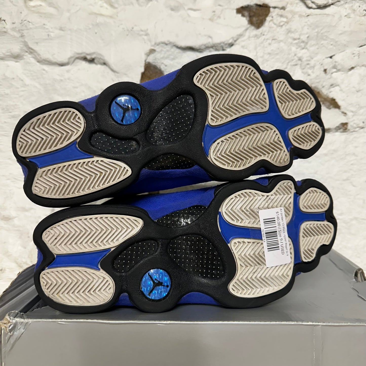 Air Jordan 13 Black Hyper Royal Sz 9