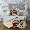 Gucci Rhyton Mouth Vintage Cream Sneaker Sz 7