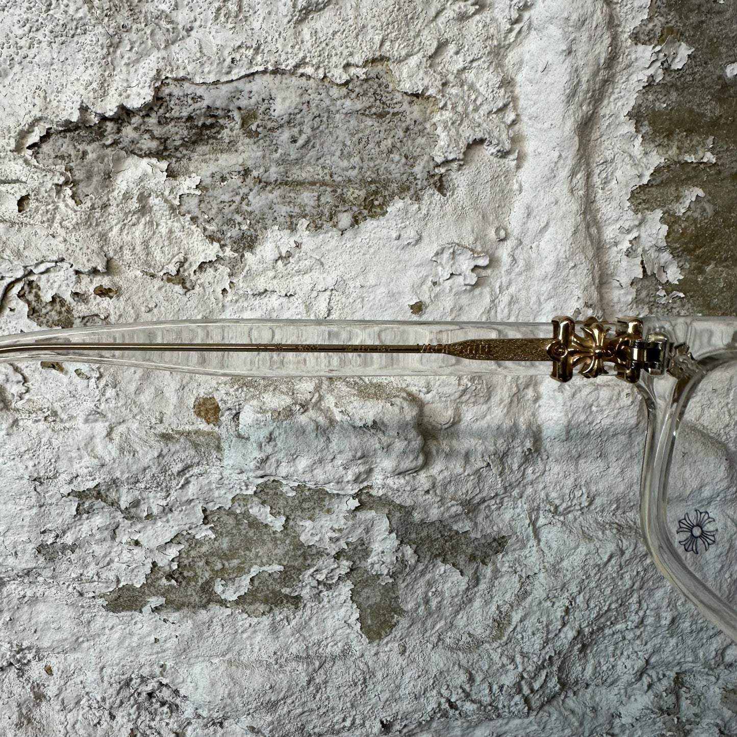 Chrome Hearts Vagilante Clear Glasses