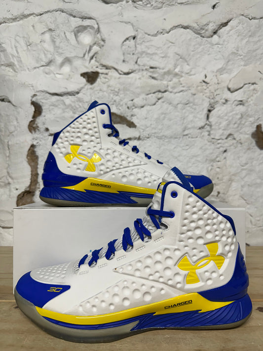 Under Armour Curry Icon 1 Custom Golden State Warriors Sz 10.5