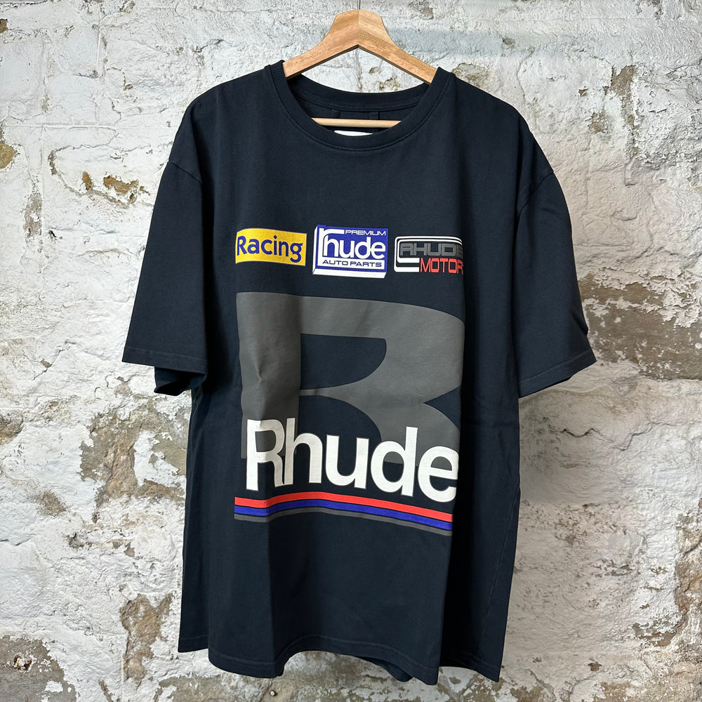 Rhude Racing Motors T-shirt Black Sz XL