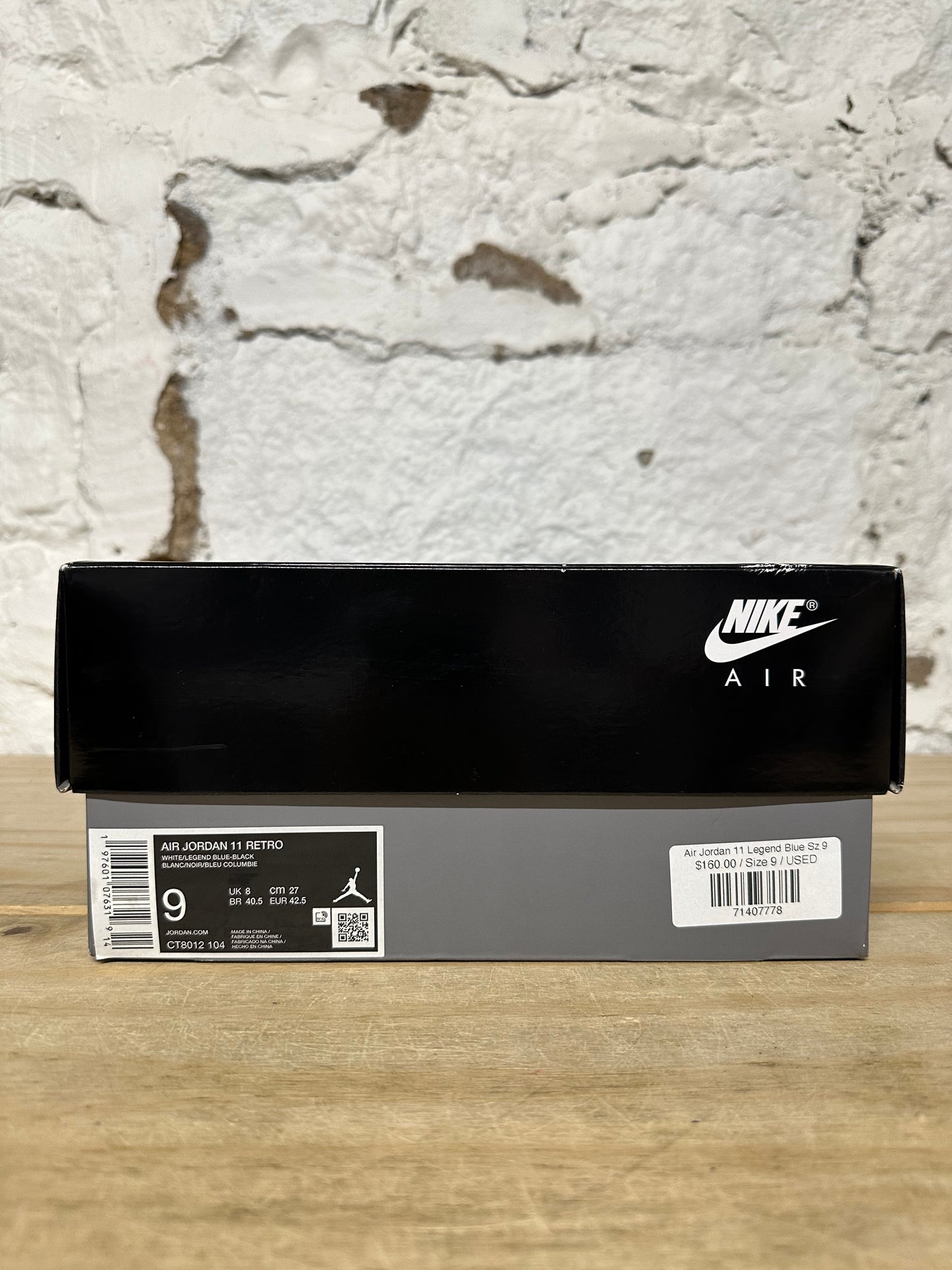 Air Jordan 11 High Legend Blue Sz 9