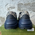 Gucci Rhyton Navy GG Monogram Sneaker Sz 7.5