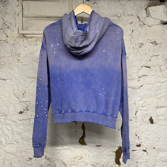 Vale Valley of Freedom Blue Zip Up Hoodie Sz S