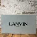 Lanvin Curb Black White Lace Blue Sneaker Sz 5 (37)