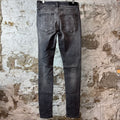 Amiri Army Stencil Grey Denim Jeans Sz 31