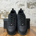Chanel Triple Black Nylon Suede Trainer Sneaker Sz 4.5 (36.5)