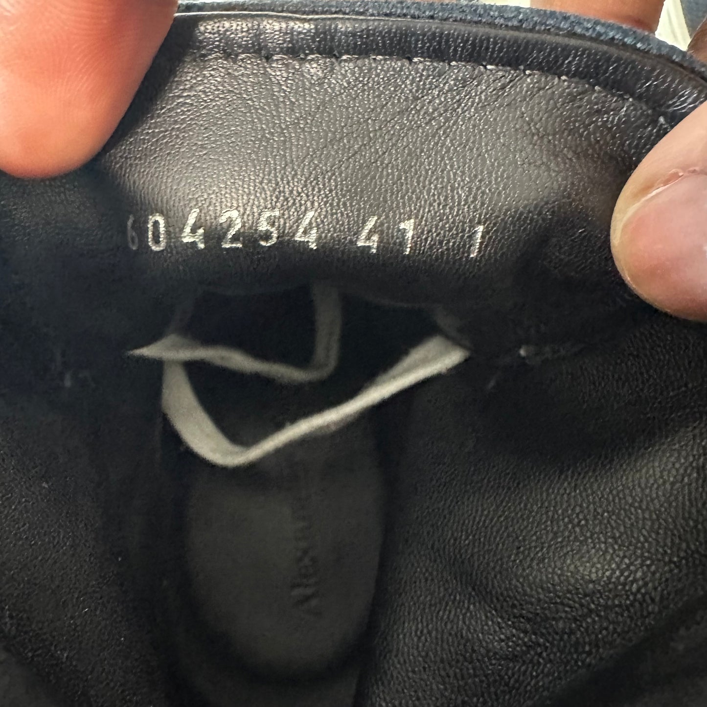 Alexander Mcqueen High Black White Tread Boot Sz 8 (41)