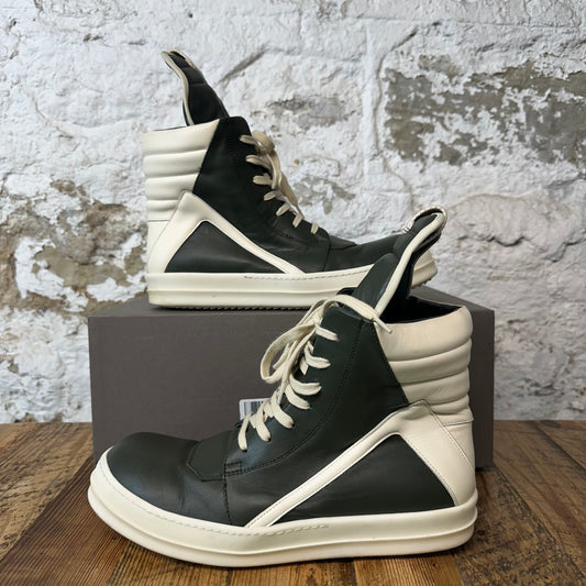 Rick Owens Geobasket Forest Milk Sneaker Sz 11 (44)
