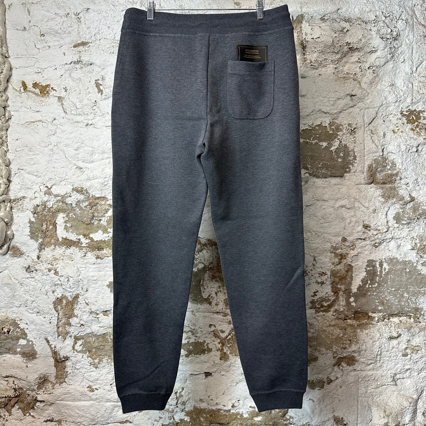 Louis Vuitton Double Face Travel Grey Sweatpants Sz L DS