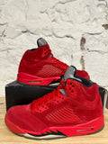 Air Jordan 5 Red Suede Sz 12