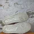 Louis Vuitton Red Letter White Trainer Sneaker Sz 8 (6.5LV)