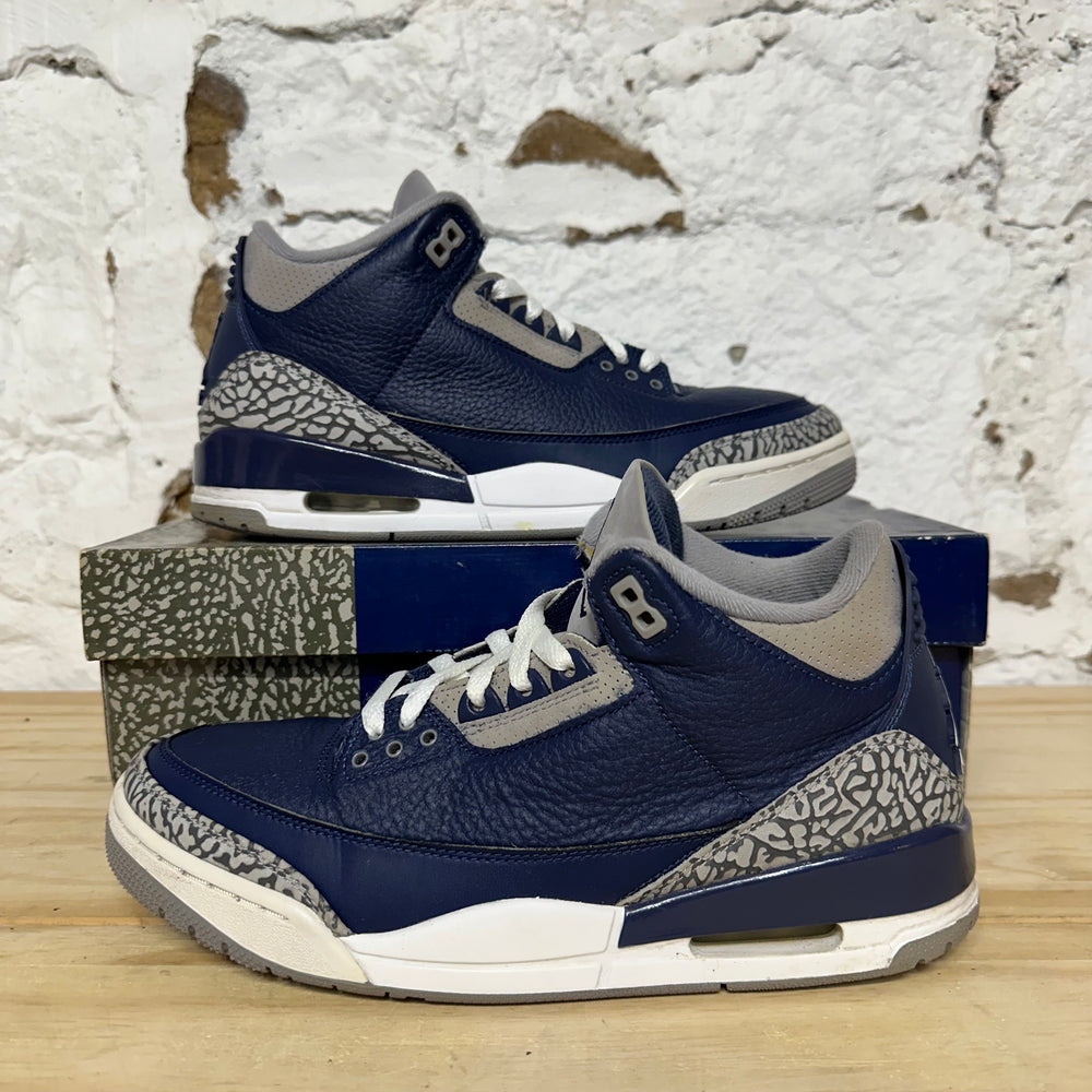Air Jordan 3 Georgetown Sz 9.5