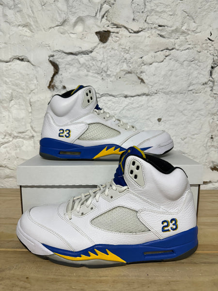 Nike Mens Air Jordan Retro V 5 Sz 11.5 Laney High Air Jordan 5 Retro JSP “Laney Varsity Royal” main image 3