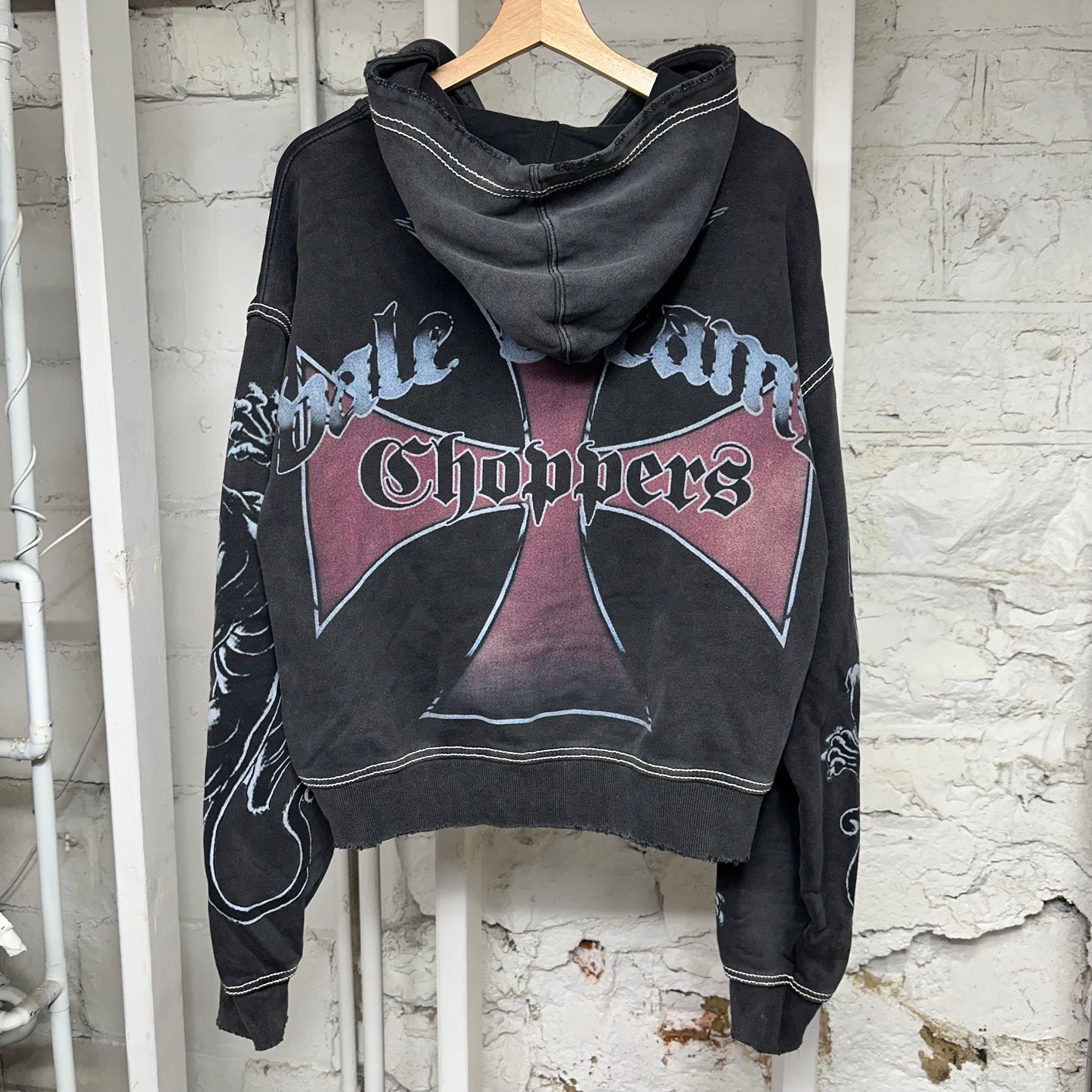 Vale Forever Hardy Boyz Zip Up Hoodie Sz S