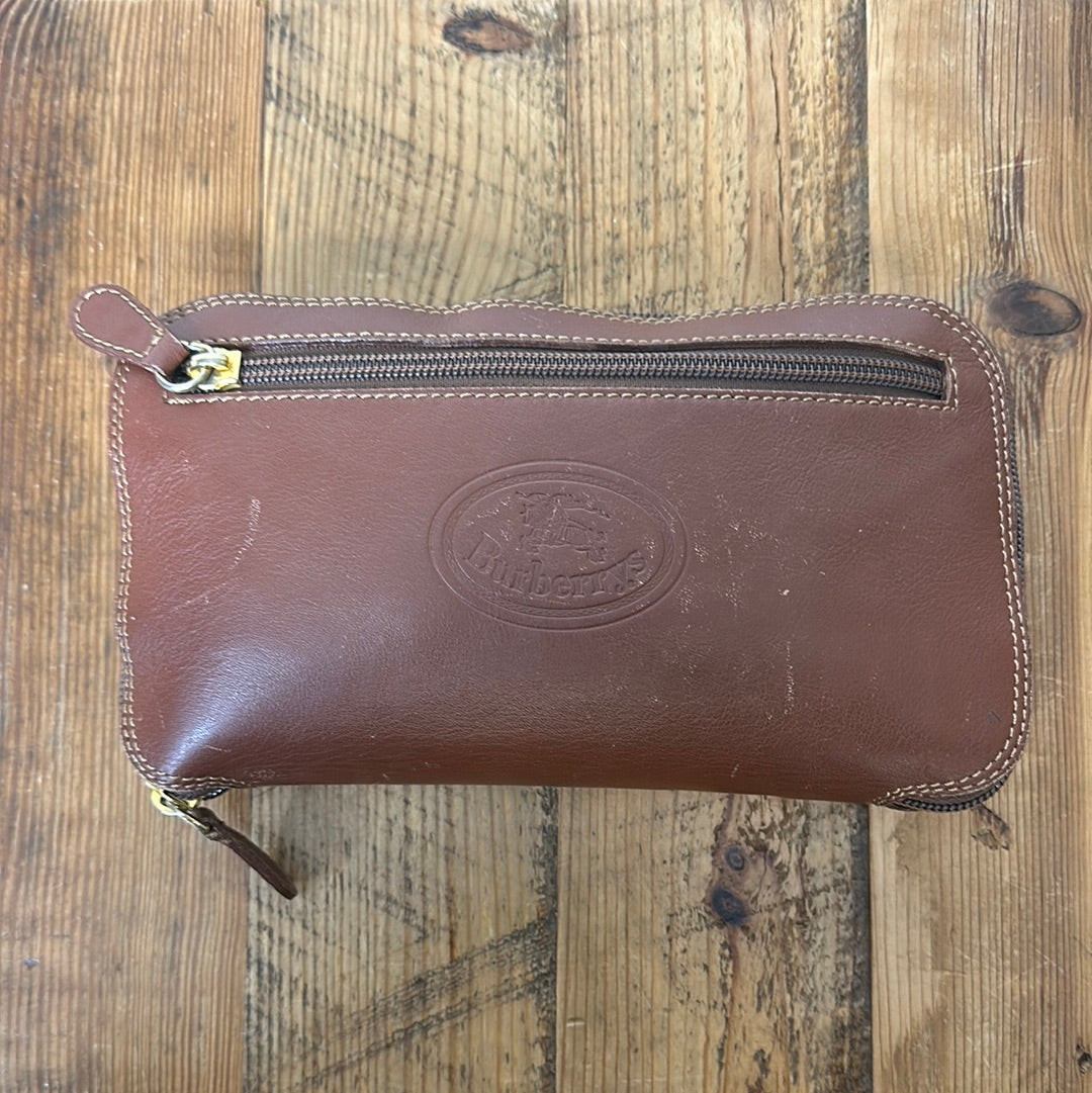 Burberry Plaid Packable Duffle Bag