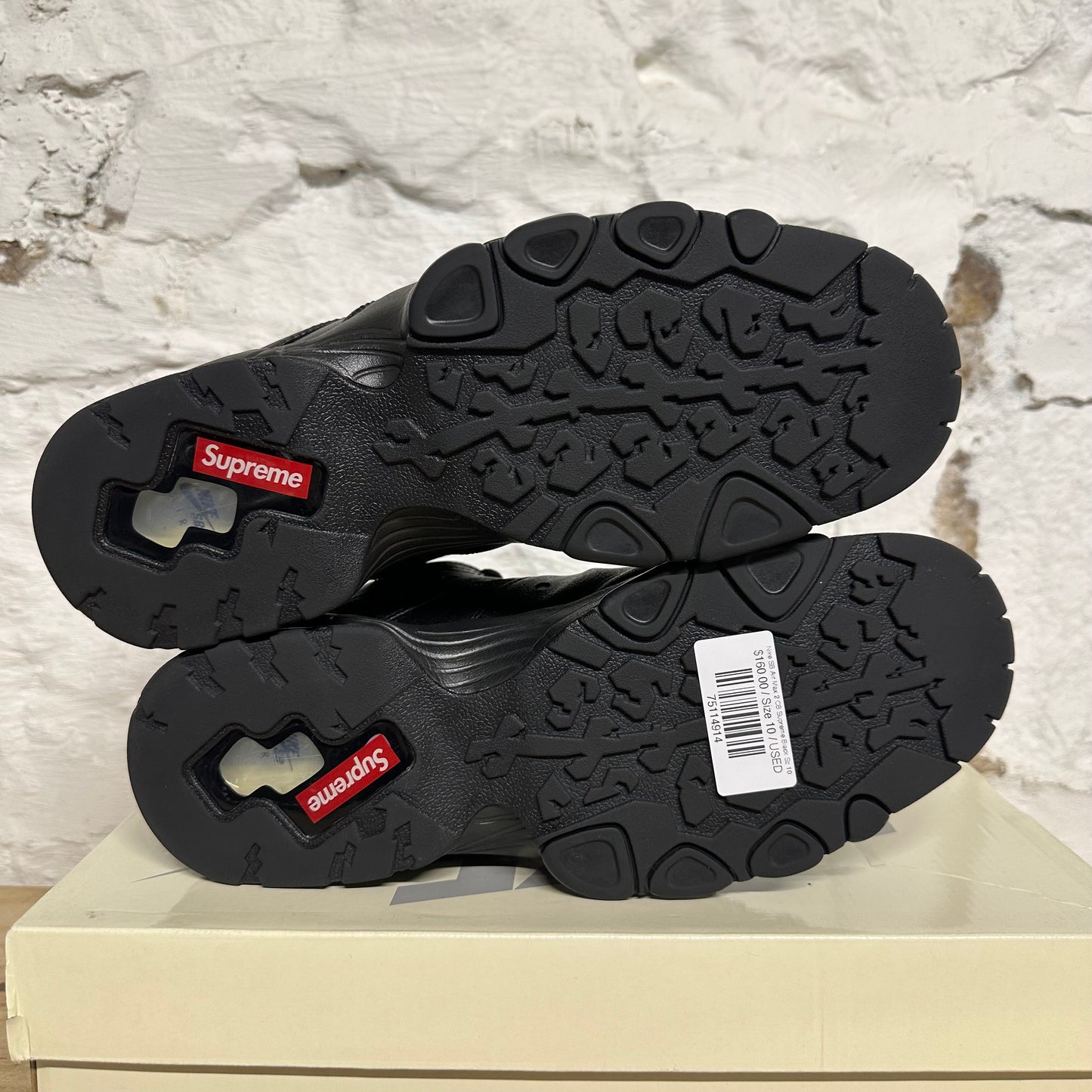 Nike SB Air Max 2 CB Supreme Black Sz 10