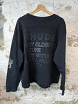 Rhude Tiger Crewneck Black Sz XS