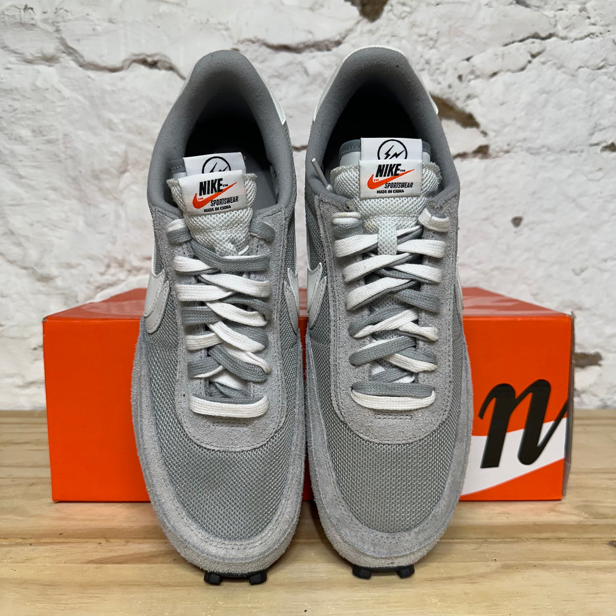 Nike LD Waffle sacai Fragment Grey Sz 12
