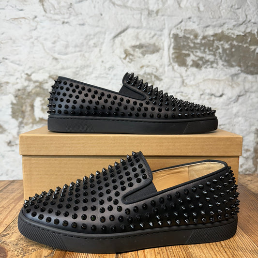 Christian Louboutin Roller Boat Spike Slip On Sneaker Sz 10 (43)