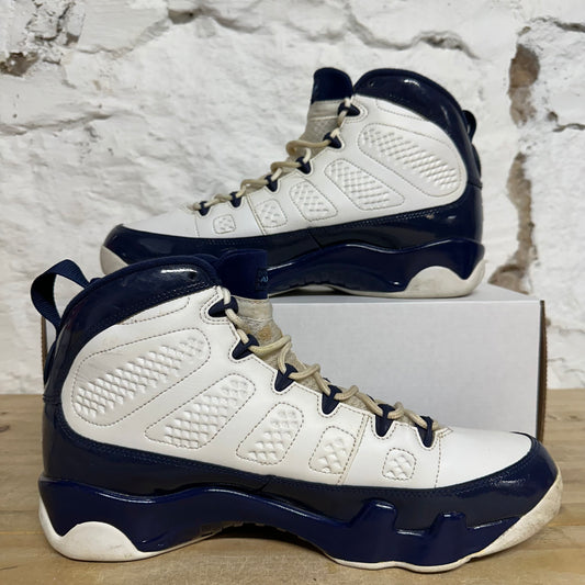 Air Jordan 9 Pearl Blue Sz 10