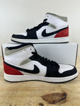 Air Jordan 1 Mid Red Black Toe Sz 10