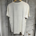 Gucci Interlocking G Stripe Cream T-Shirt Sz XS