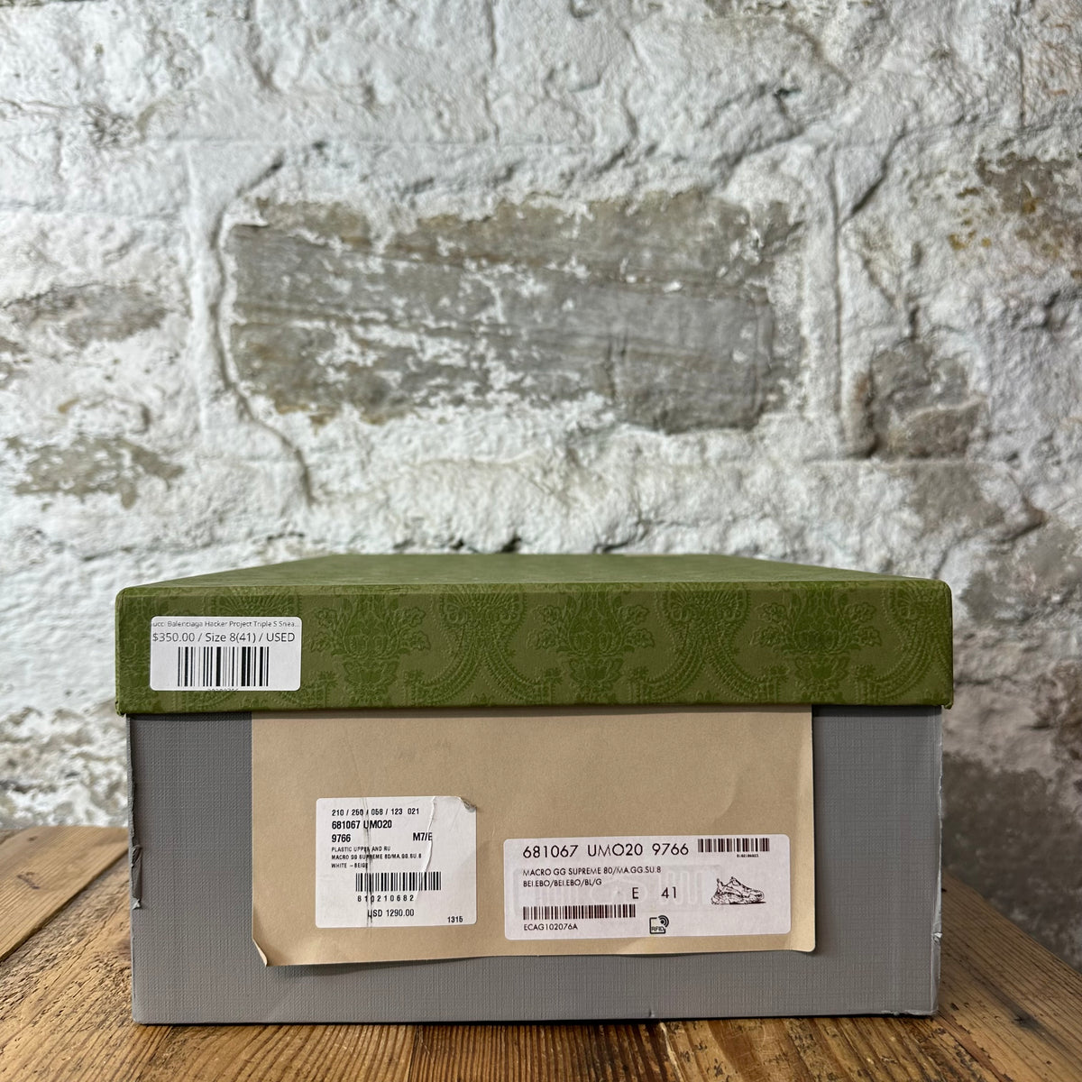 Gucci Balenciaga Hacker Project Triple S Sneaker Sz 8 (41)