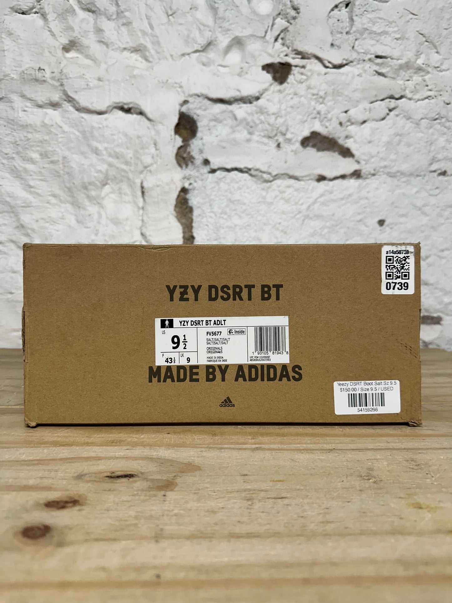 Yeezy Desert Boot Salt Sz 9.5