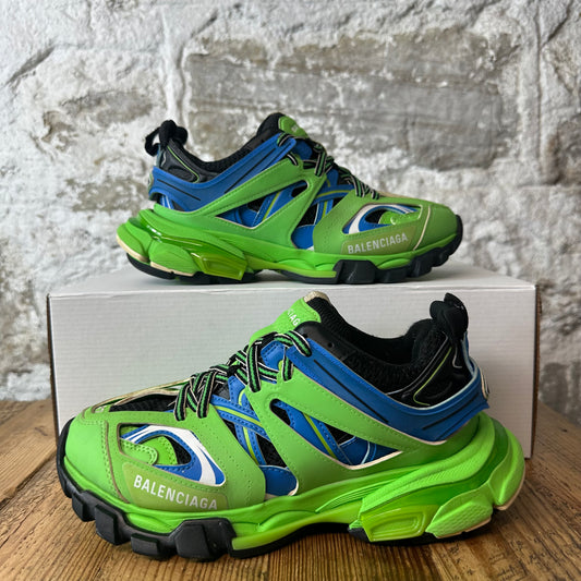 Balenciaga Track Runner Green Blue Sneaker Sz 5 (37)
