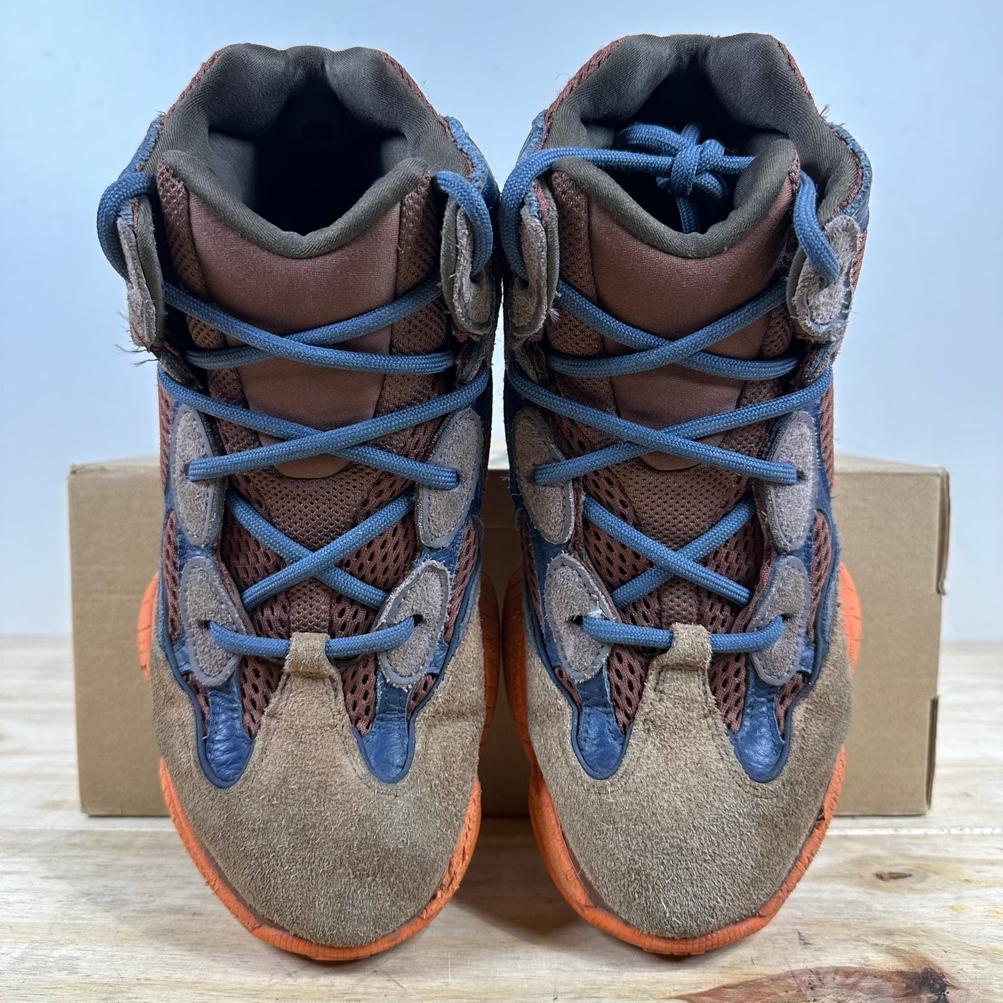 Yeezy 500 High Tactile Orange Sz 7.5