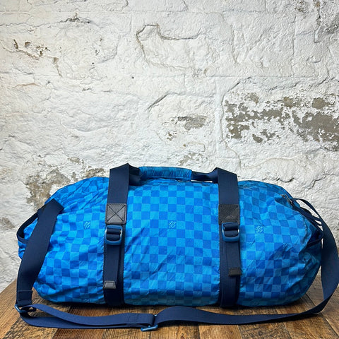 Louis Vuitton Adventure Blue Packable Duffle Bag