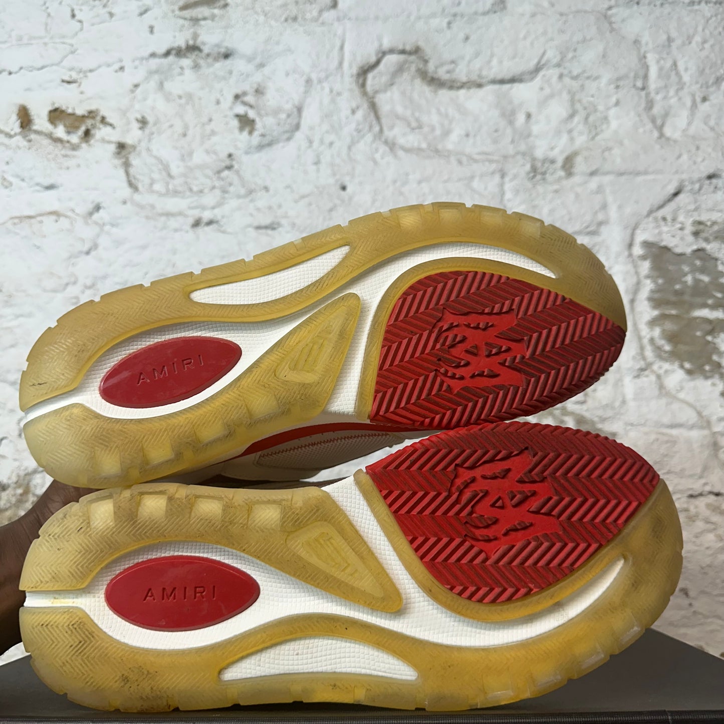 Amiri MA-1 Red White Cream Sneaker Sz 11 (44)