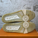 Louis Vuitton White Cream Trainer Sz 11.5 (10LV)