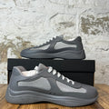 Prada Americas Cup Grey Rubber Sneaker Sz 11 (44) DS