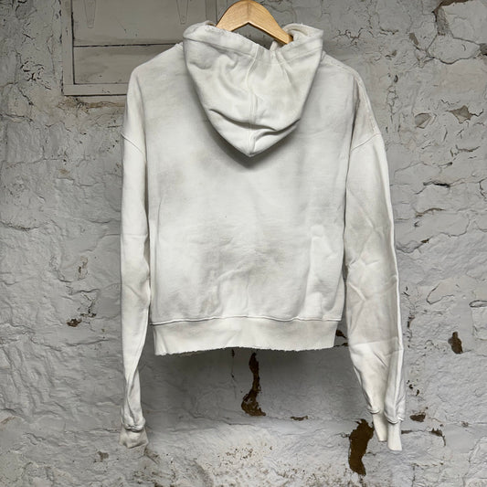 Vale Oreo Zip Up Hoodie White Sz S